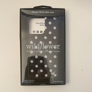 Wildflowers Polka Dot iPhone 14 Pro Max Case
